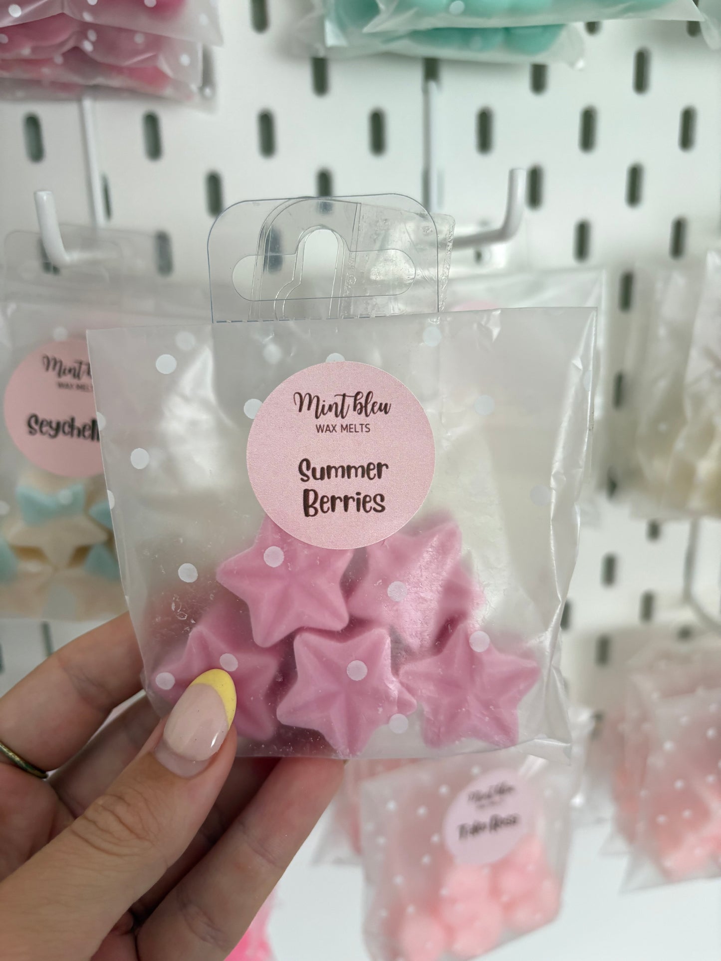 Summer Berries wax hearts