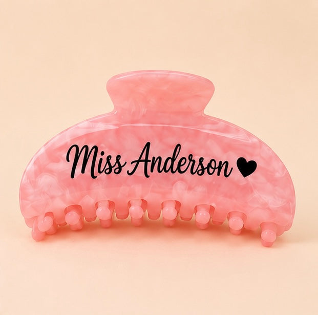 Personalised Claw Clip
