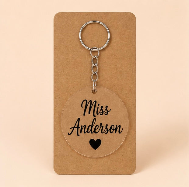 Personalised Keychain
