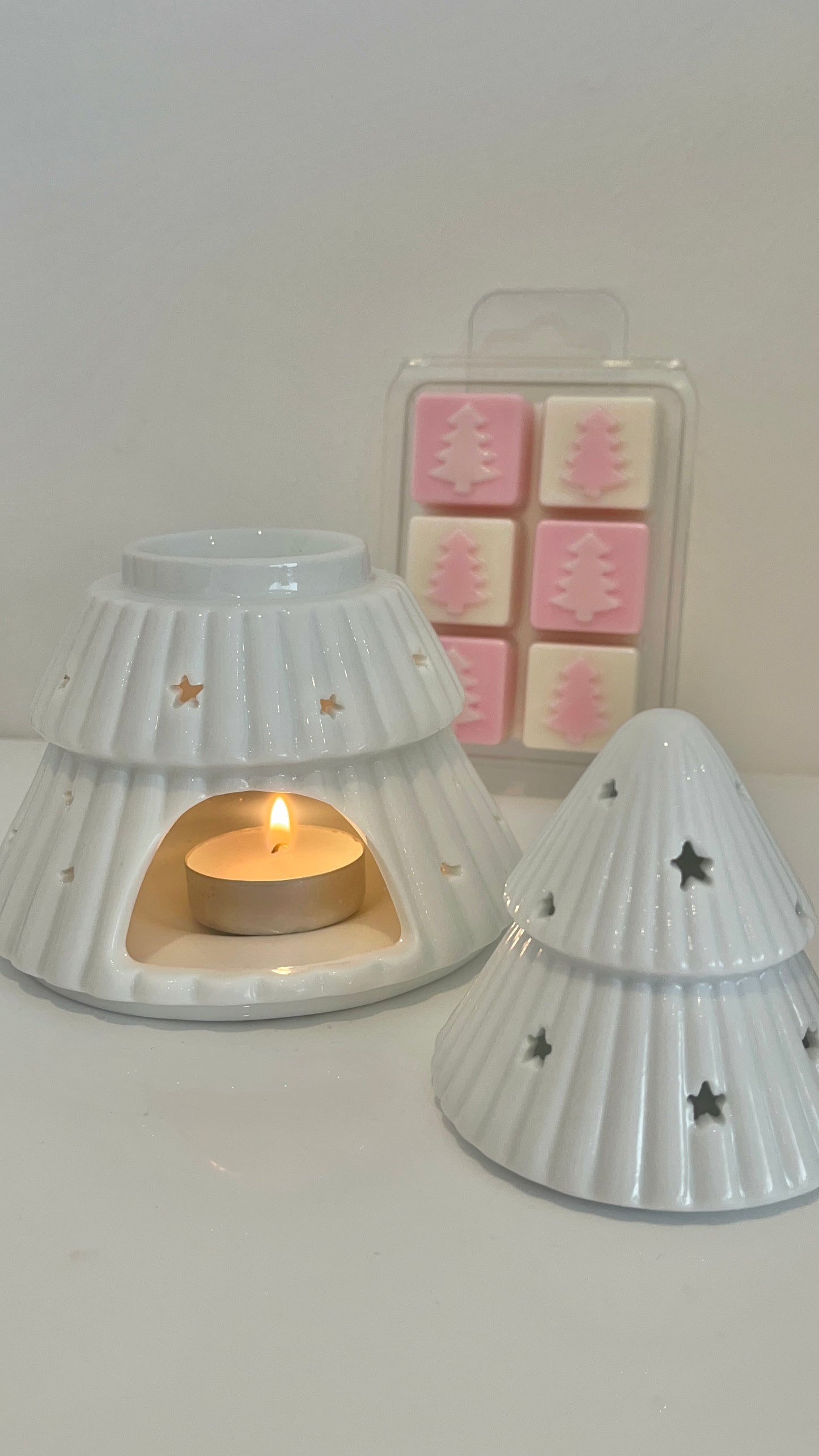 White tree burner