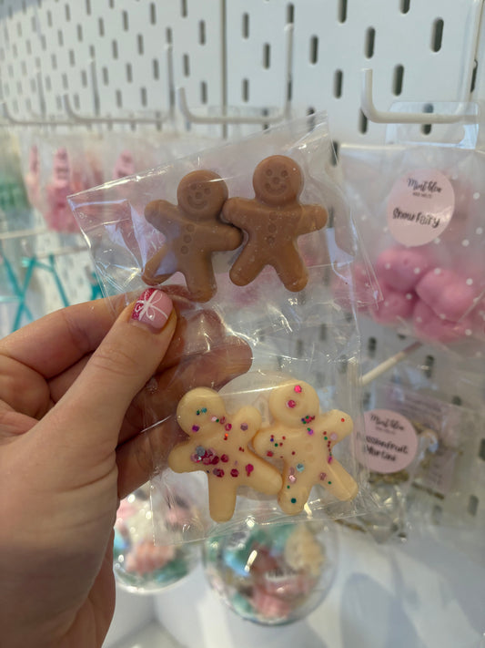 Gingerbread men wax melts