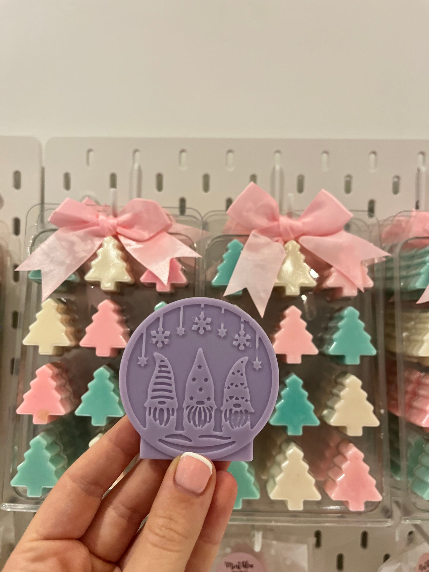 Mini snowglobe wax melts