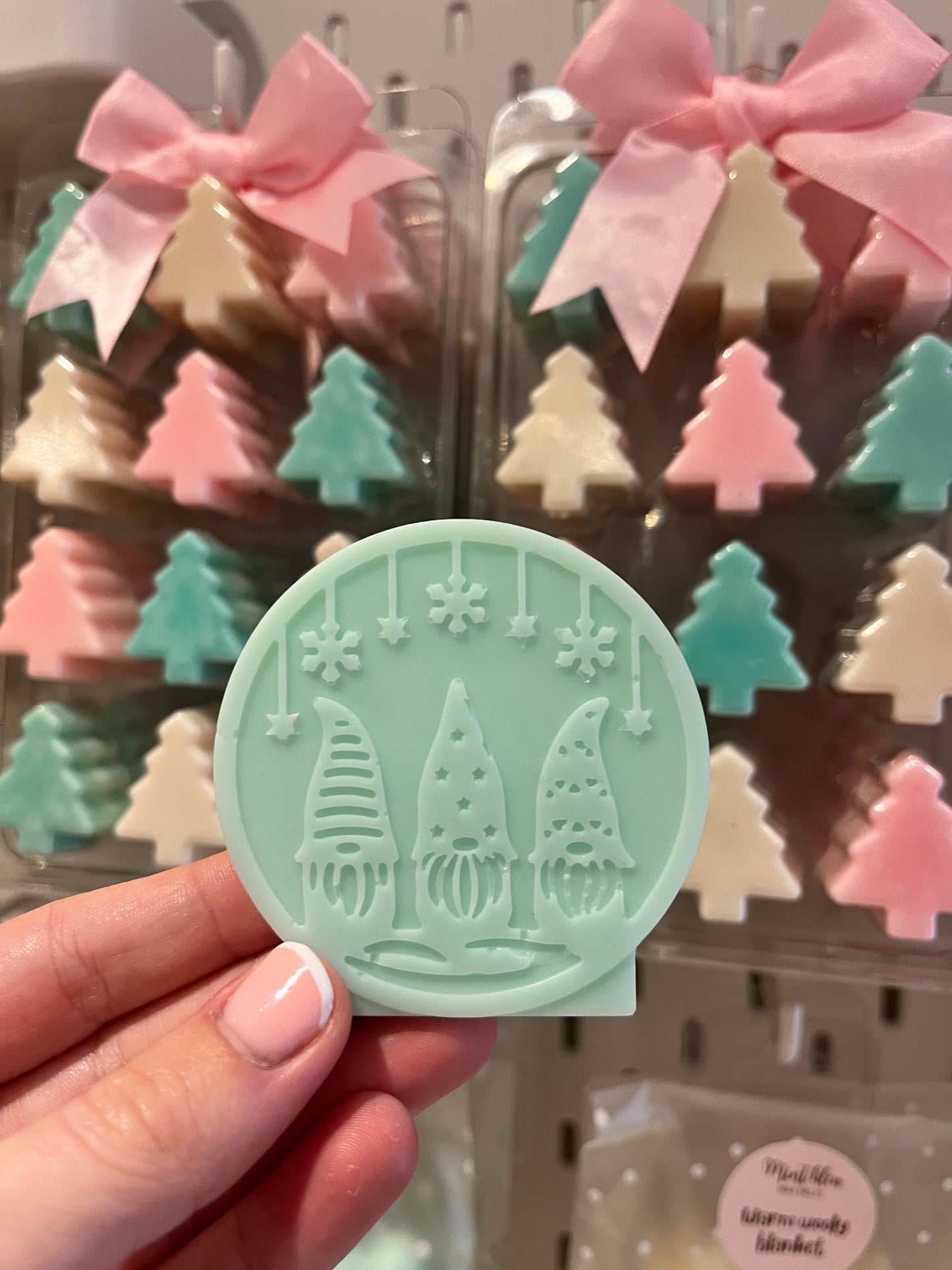 Mini snowglobe wax melts