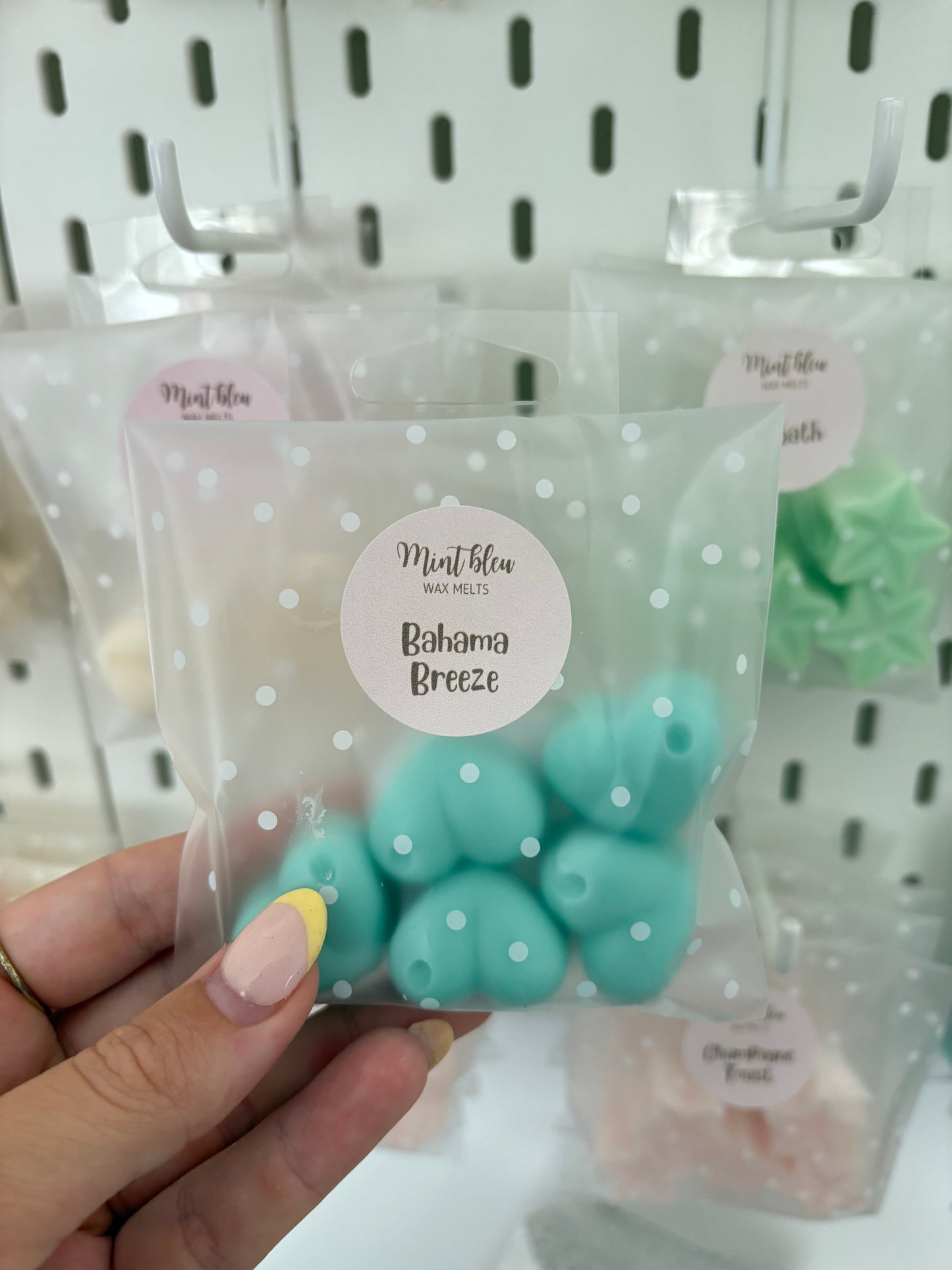 Bahama Breeze wax hearts