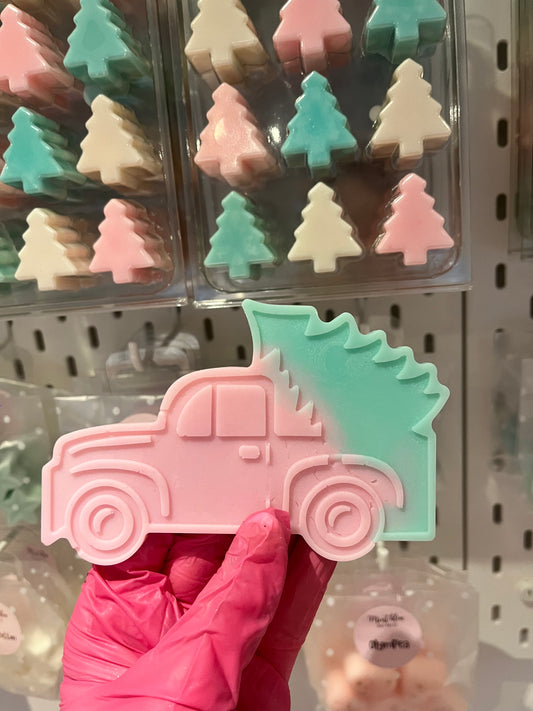Truck with tree wax melt