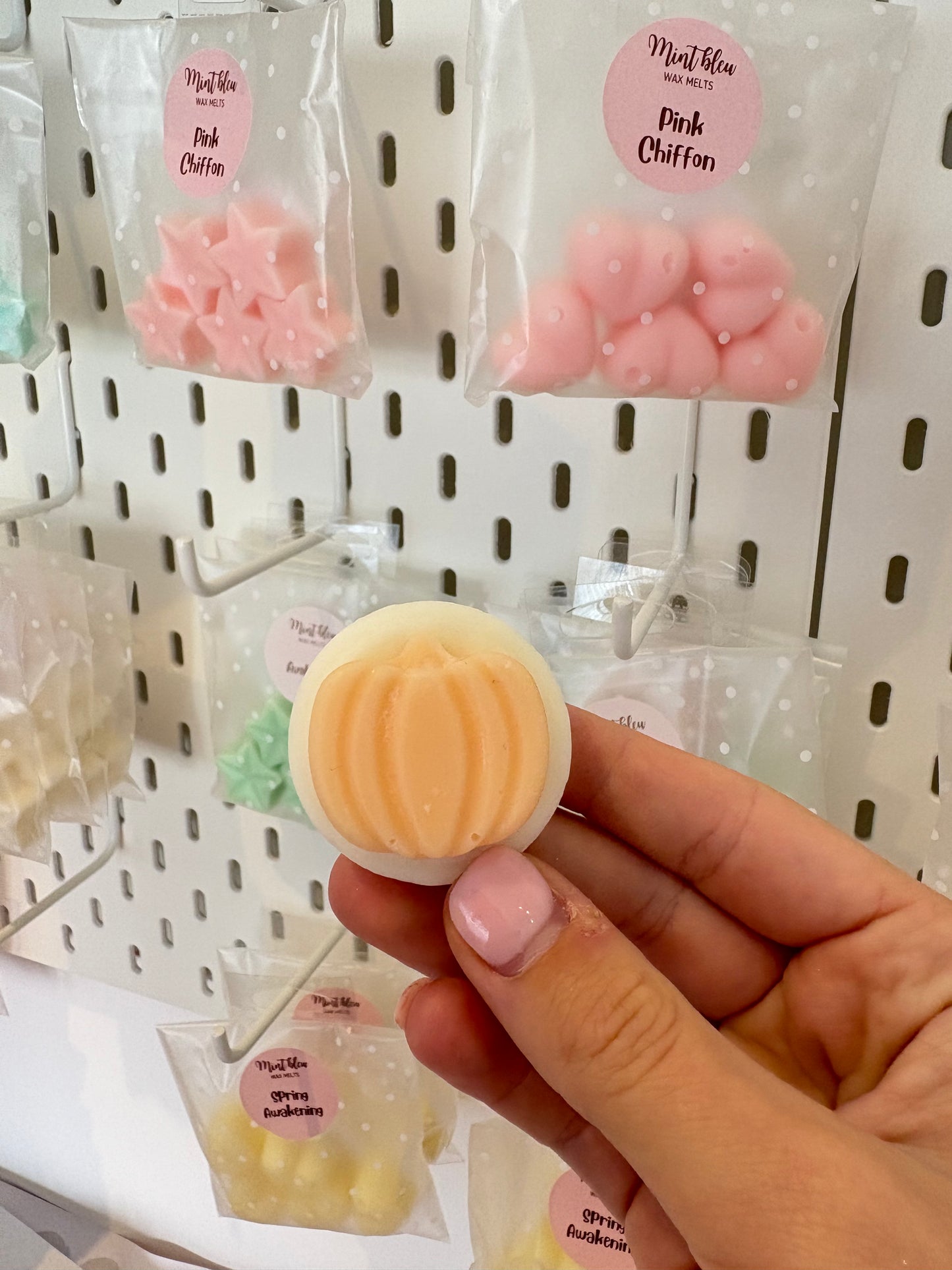 Pumpkin spice wax tart