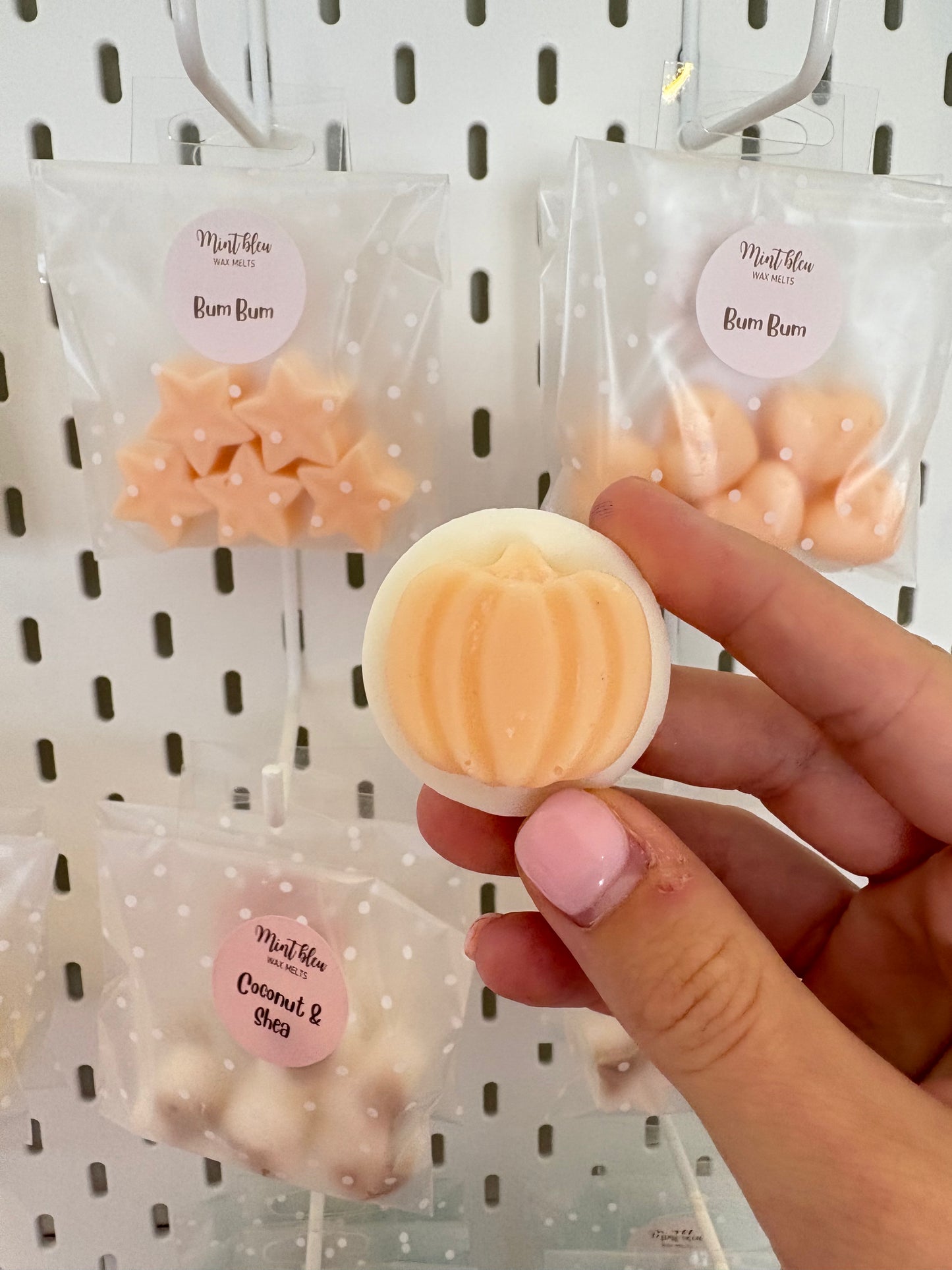 Pumpkin spice wax tart
