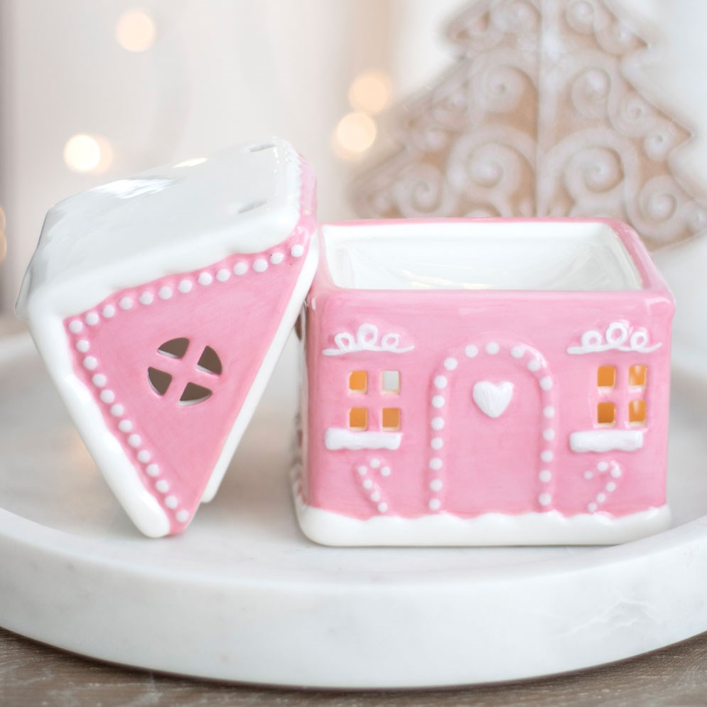 Pink Gingerbread wax burner