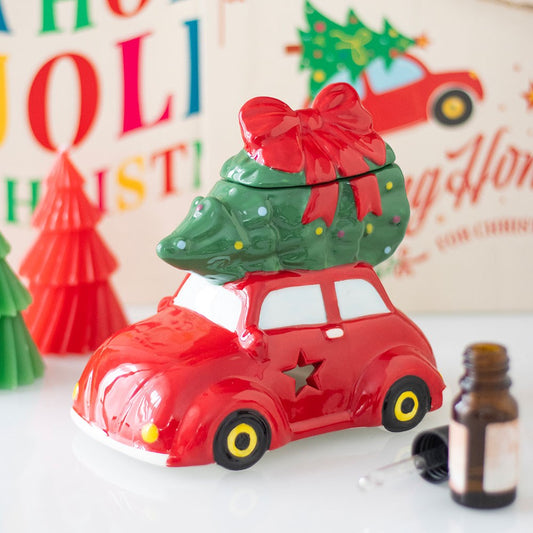 Car with tree burner