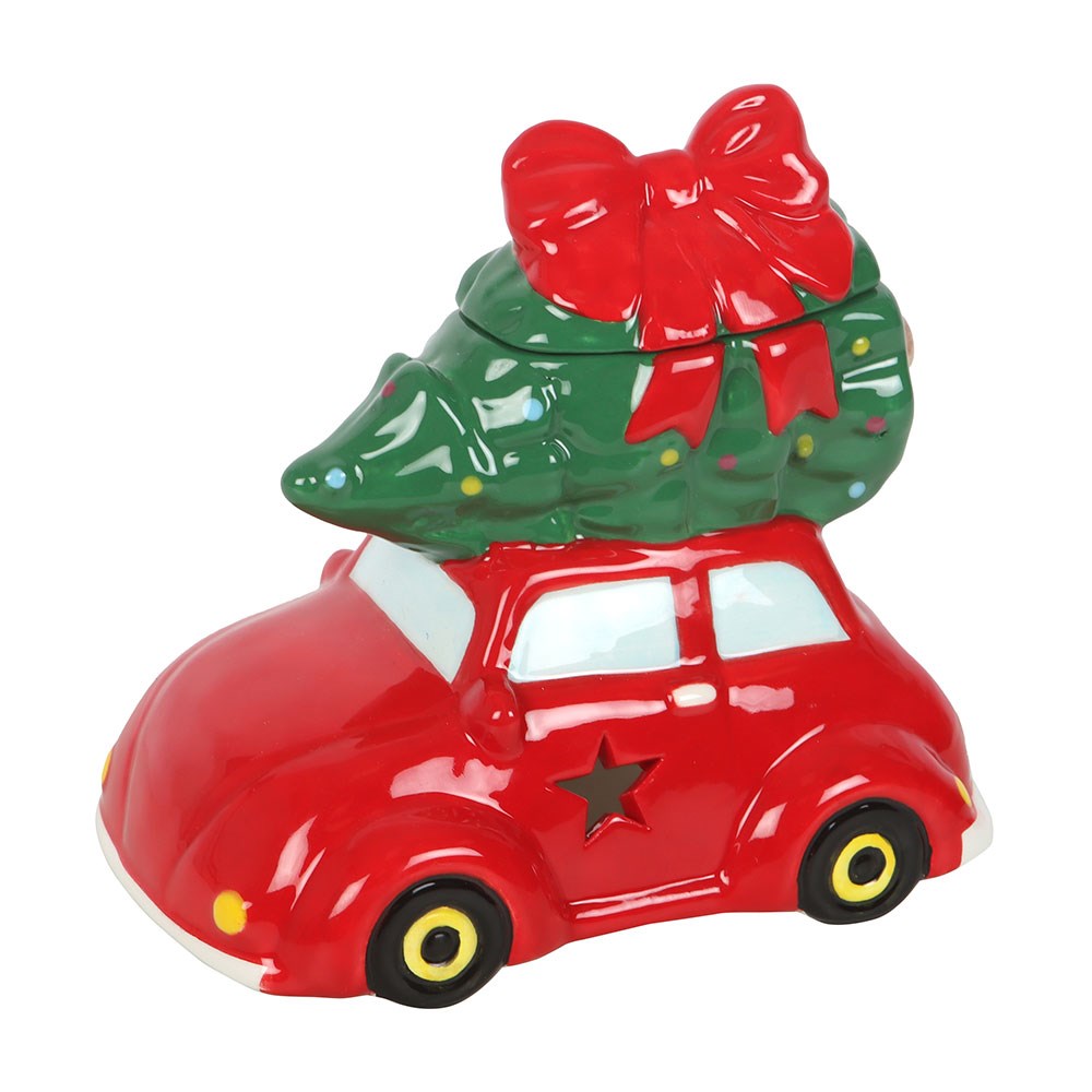 Car with tree burner