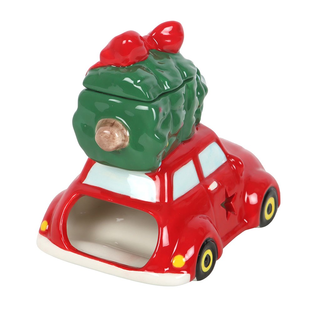 Car with tree burner