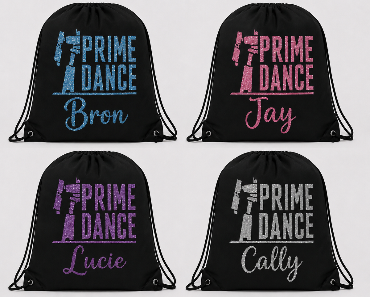 Personalised Drawstring Bag - Prime Dance