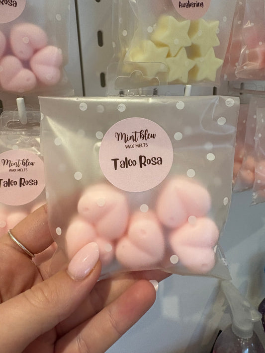 5 Talco Rosa hearts