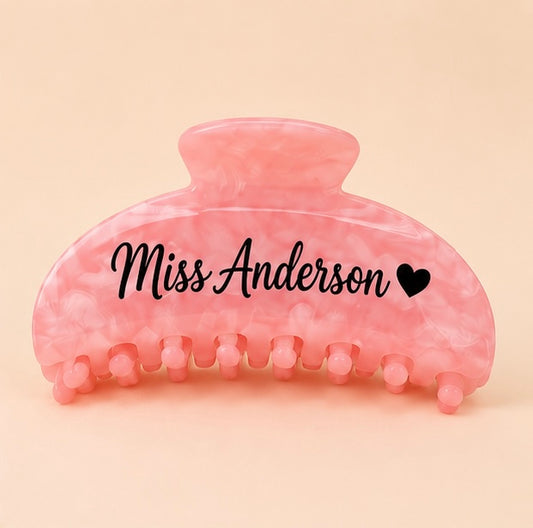 Personalised Claw Clip