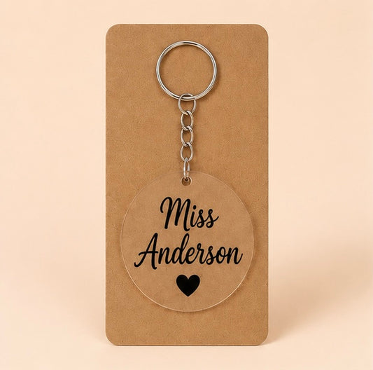 Personalised Keychain