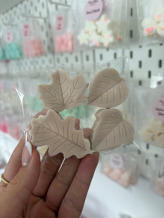Mahogany teakwood leaves