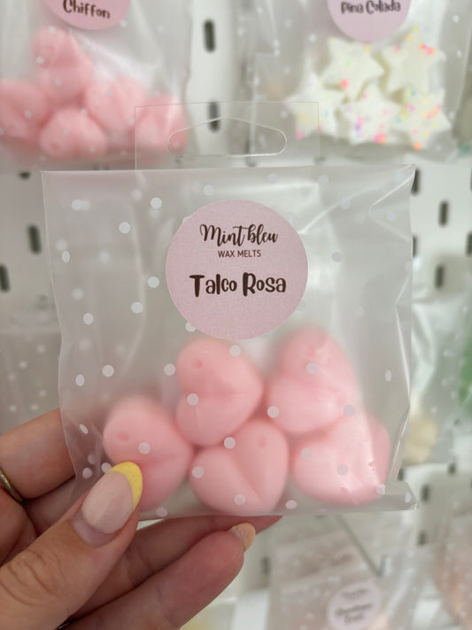 5 Talco Rosa hearts