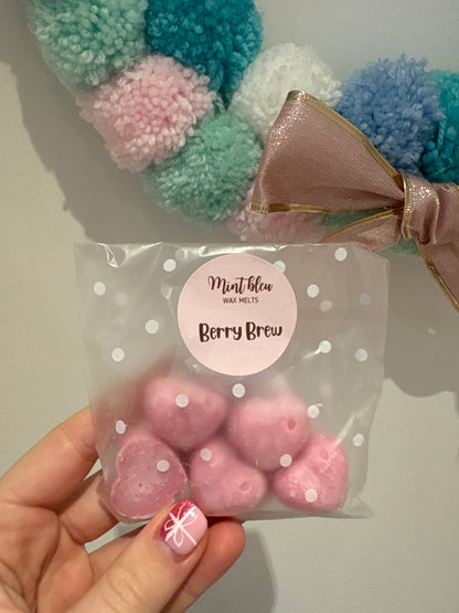 Waxident berry brew hearts