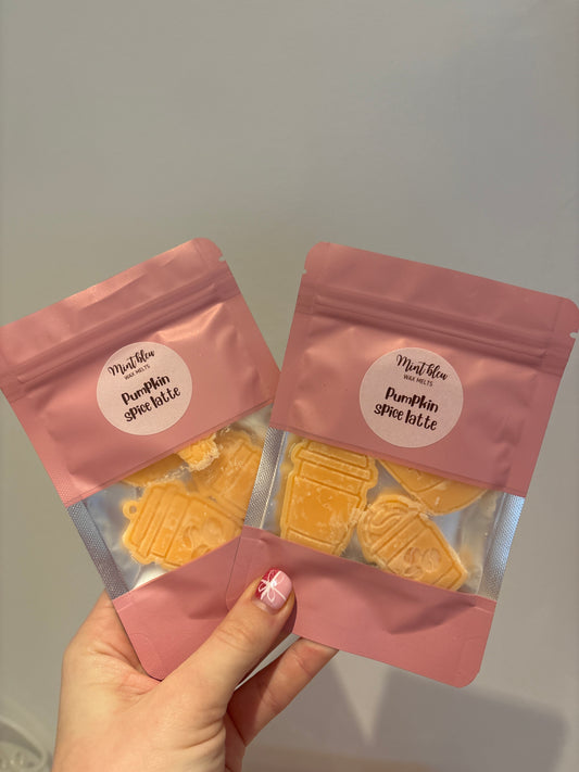 Pumpkin spice latte wax melts