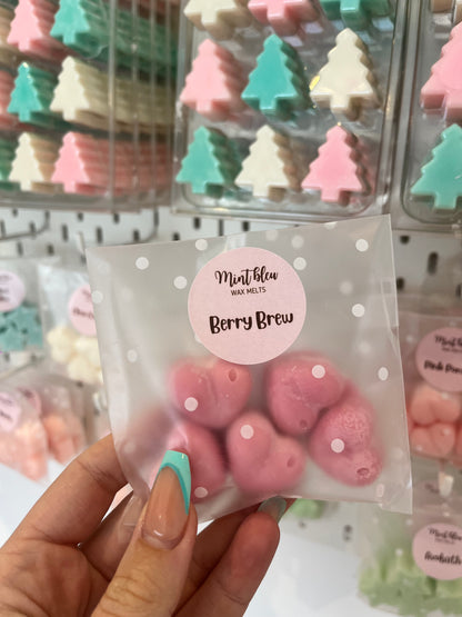Waxident berry brew hearts