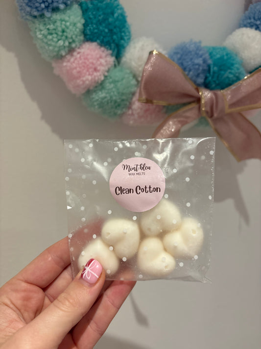 Perfectly imperfect clean cotton wax melts